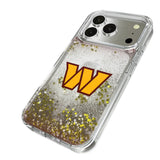 Washington Commanders Linen Glitter Phone Case for Apple iPhone 17 Series