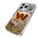Washington Commanders Paisley Glitter Phone Case for Apple iPhone 17 Series