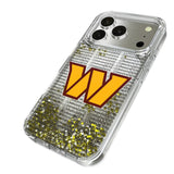 Washington Commanders Text Backdrop Glitter Phone Case for Apple iPhone 17 Series