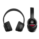 University of Georgia Bulldogs Uga Stripe Wireless Over-Ear BT Headphones With Case