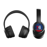 Philadelphia 76ers Stripe Wireless Over-Ear BT Headphones With Case-1