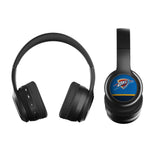 Oklahoma City Thunder Stripe Wireless Over-Ear BT Headphones With Case