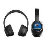Oklahoma City Thunder Stripe Wireless Over-Ear BT Headphones With Case