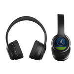 Minnesota Timberwolves Stripe Wireless Over-Ear BT Headphones With Case-1