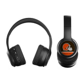 Cleveland Browns Personalized Endzone Solid Wireless Over-Ear BT Headphones With Case