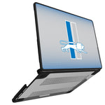 Detroit Lions Retro Linen Laptop Case for Apple MacBook