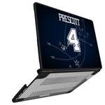 Dak Prescott Dallas Cowboys 4 Ready Laptop Case