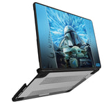 Star Wars: The Mandalorian Grogu and Din Djarin Portrait Laptop Case