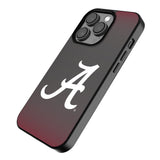 University of Alabama Crimson Tide Script A Linen MagSafe Compatible Phone Case for Apple iPhone