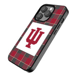 Indiana University Hoosiers Plaid MagSafe Compatible Phone Case for Apple iPhone