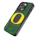 University of Oregon Ducks Paisley MagSafe Compatible Phone Case for Apple iPhone