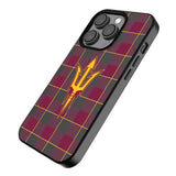 Arizona State University Sun Devils Plaid MagSafe Compatible Phone Case for Apple iPhone