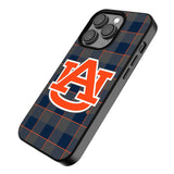 Auburn Tigers Plaid Magnetic Phone Case-2