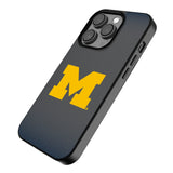 University of Michigan Wolverines Linen MagSafe Compatible Phone Case for Apple iPhone