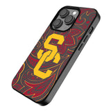 University of Southern California Trojans Paisley MagSafe Compatible Phone Case for Apple iPhone