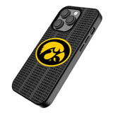 University of Iowa Hawkeyes Text Backdrop MagSafe Compatible Phone Case for Apple iPhone