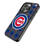 Chicago Cubs Plaid Magnetic Phone Case-2