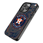 Houston Astros Paisley MagSafe Compatible Phone Case for Apple iPhone
