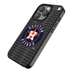 Houston Astros Text Backdrop MagSafe Compatible Phone Case for Apple iPhone