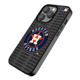 Houston Astros Text Backdrop MagSafe Compatible Phone Case for Apple iPhone