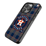 Houston Astros Plaid MagSafe Compatible Phone Case for Apple iPhone