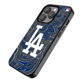 LA Dodgers Paisley Magnetic Phone Case-2