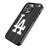 LA Dodgers Text Backdrop MagSafe Compatible Phone Case for Apple iPhone