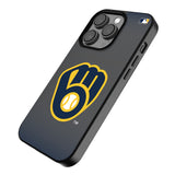 Milwaukee Brewers Linen MagSafe Compatible Phone Case for Apple iPhone