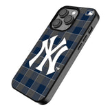 New York Yankees Plaid MagSafe Compatible Phone Case for Apple iPhone