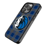 Dallas Mavericks Plaid Magnetic Phone Case-2