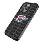 Oklahoma City Thunder Text Backdrop MagSafe Compatible Phone Case for Apple iPhone