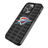 Oklahoma City Thunder Text Backdrop MagSafe Compatible Phone Case for Apple iPhone