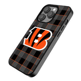 Cincinnati Bengals Plaid MagSafe Compatible Phone Case for Apple iPhone