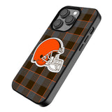 Cleveland Browns Plaid MagSafe Compatible Phone Case for Apple iPhone
