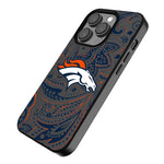 Denver Broncos Paisley MagSafe Compatible Phone Case for Apple iPhone