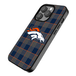 Denver Broncos Plaid Magnetic Phone Case-2