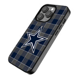 Dallas Cowboys Plaid MagSafe Compatible Phone Case for Apple iPhone