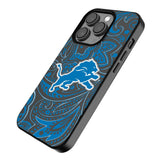 Detroit Lions Paisley MagSafe Compatible Phone Case for Apple iPhone