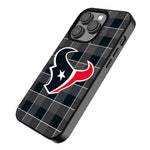 Houston Texans Plaid MagSafe Compatible Phone Case for Apple iPhone