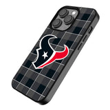 Houston Texans Plaid MagSafe Compatible Phone Case for Apple iPhone