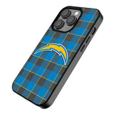 Los Angeles Chargers Plaid MagSafe Compatible Phone Case for Apple iPhone