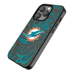 Miami Dolphins Paisley Magnetic Phone Case-2