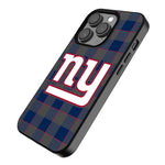 New York Giants Plaid Magnetic Phone Case-2