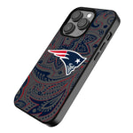 New England Patriots Paisley MagSafe Compatible Phone Case for Apple iPhone