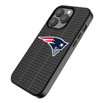 New England Patriots Text Backdrop MagSafe Compatible Phone Case for Apple iPhone