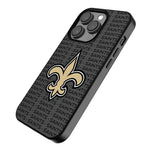 New Orleans Saints Text Backdrop MagSafe Compatible Phone Case for Apple iPhone