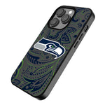 Seattle Seahawks Paisley Magnetic Phone Case-2