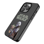 Star Wars: The Mandalorian Grogu and Din Djarin Color Block MagSafe Compatible Phone Case for Apple iPhone