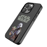 Star Wars: The Mandalorian Grogu and Din Djarin Color Block MagSafe Compatible Phone Case for Apple iPhone