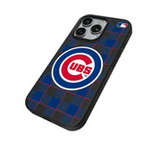 Chicago Cubs Plaid MagSafe Compatible Phone Case for Apple iPhone